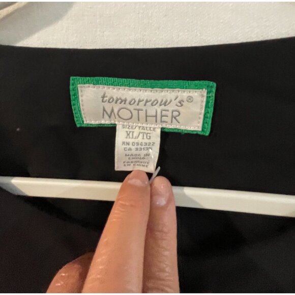 Tomorrow's Mother Black Maternity Jacket XL - Stylish & Comfortable - Picture 9 of 13